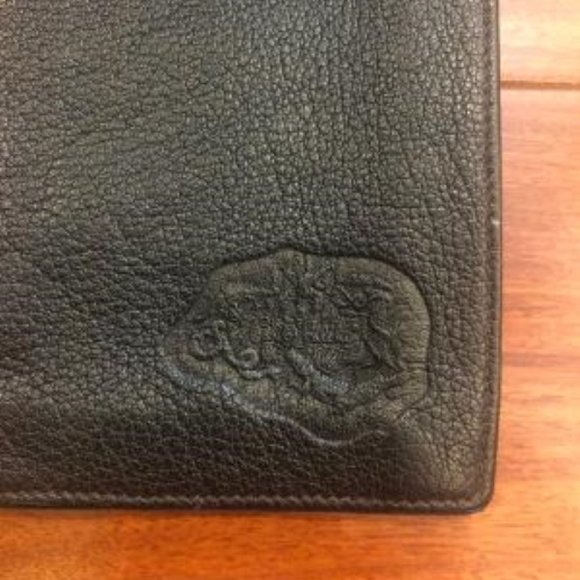 CARLOS FALCHI SUN GLASS EYE GLASS CASE HOLDER BLACK - Picture 2 of 3